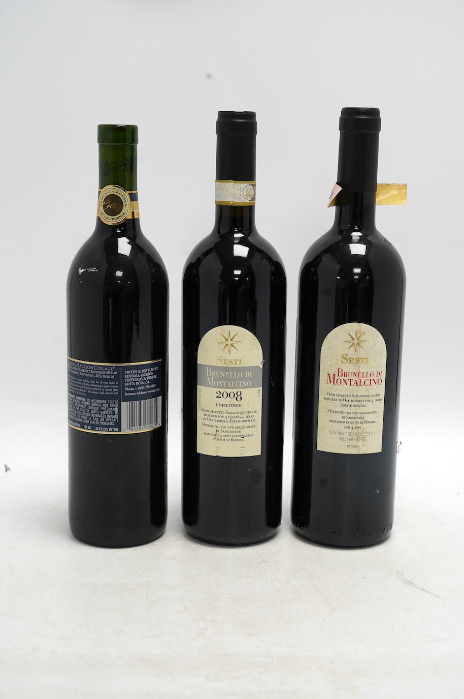 Eighteen bottles of wine including; Château Fonreand 1978, Sesti Brunello di Montalcino 1996, Margaux Le Baron de Brane 1993, Sesti Terra di Siena 1996, Nyakas Budai Sauvignon Blanc 2008, etc. Condition - fair, storage h